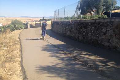 Mejora caminos rurales públicos en el T.M. de Sierra de Fuentes, Vías y Estructuras